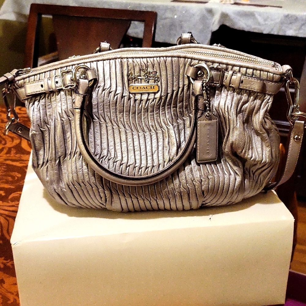 Coach Silver Purse